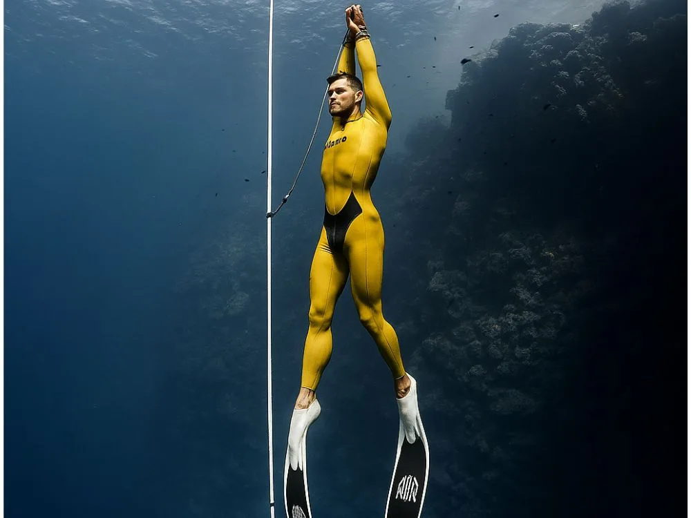 غواص يصعد من الأعماق بالغوص الحر العمودي nour csm غواص يصعد من الأعماق بالغوص الحر العمودي nour csm