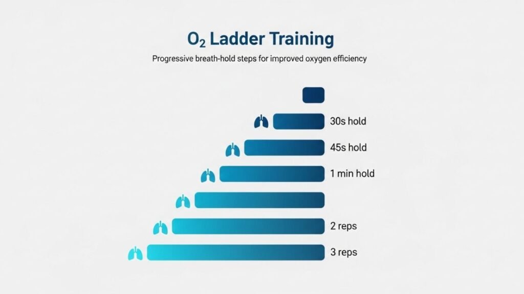O₂ Ladder رسم يوضح سلم الأكسجين في تدريب