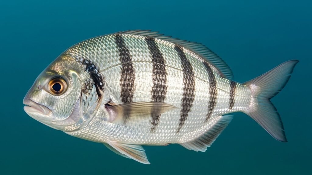 صورة مقرّبة توضح الخطوط الداكنة وملامح سمك الشرغو