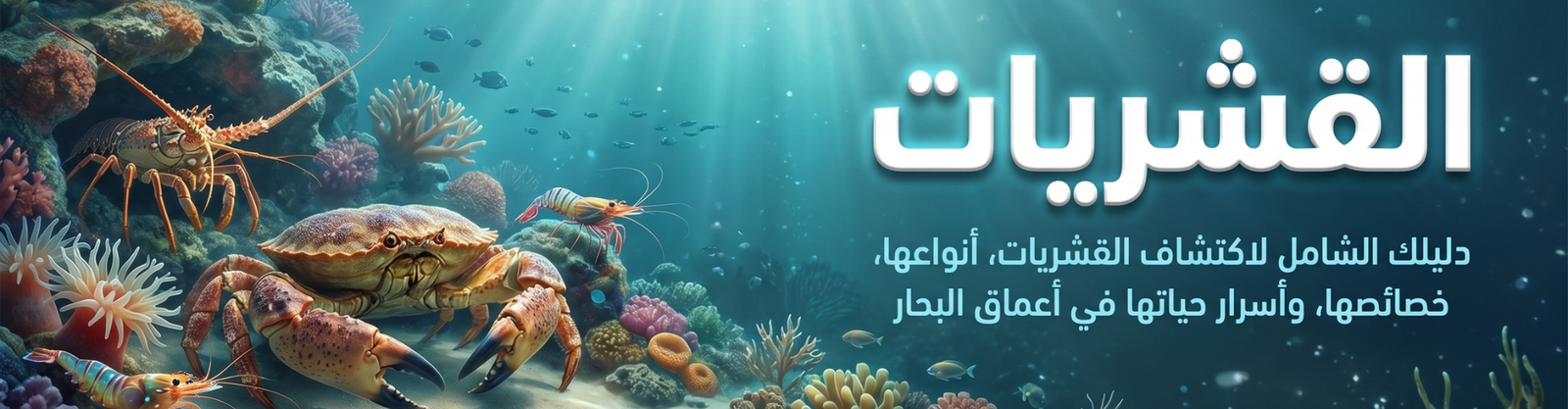 الدليل الكامل لاستكشاف عالم القشريات: أنواعها، خصائصها الفريدة، وأسرار حياتها في أعماق البحار