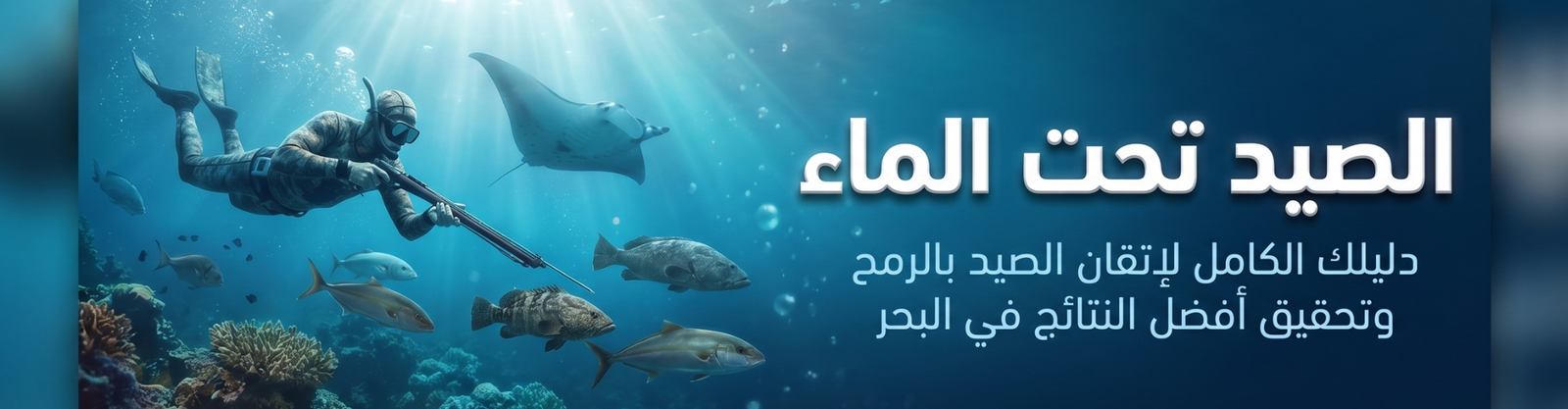 دليلك الكامل لإتقان الصيد بالرمح و تحقيق أفضل النتائج في البحر