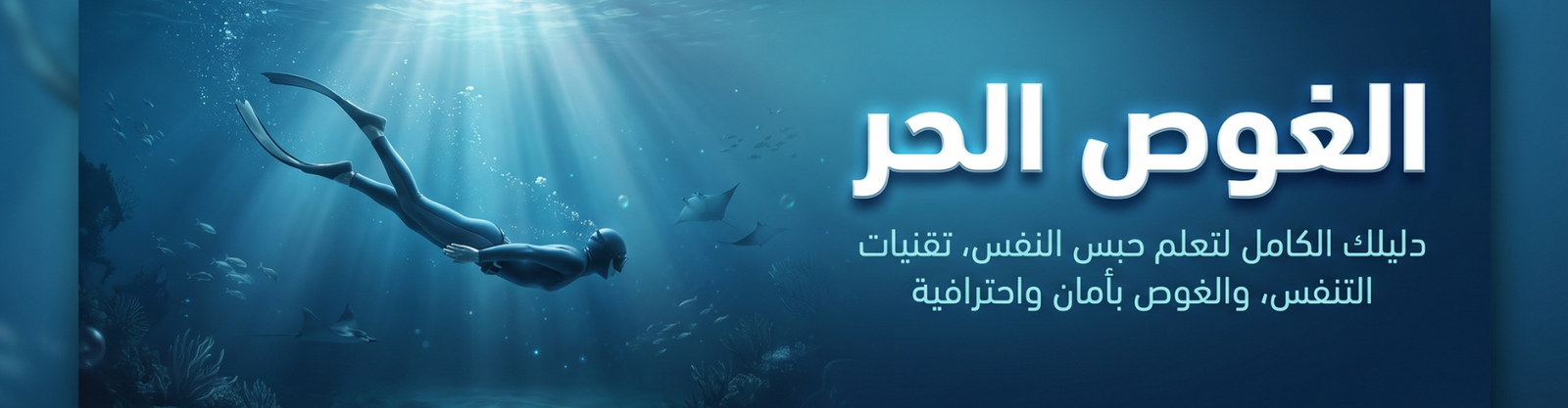 _دليلك الكامل لتعلم الغوص الحر ، تعلم حبس النفس وتقنيات التنفس بأمن